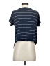 Alya Blue Short Sleeve Top Size S - photo 2