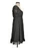 Max Studio Polka Dots Black Casual Dress Size XS - photo 4