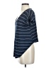 Alya Blue Short Sleeve Top Size S - photo 5