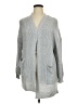 Just Be... 100% Polyester Gray Cardigan Size 1X - photo 1