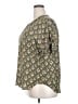 Maurices 100% Polyester Green Short Sleeve Blouse Size XXL - photo 5