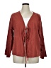 Shein Curve 100% Cotton Red Cardigan Size 16 Plus (2) - photo 1
