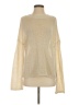 Haven Well Within Metallic Gold Pullover Sweater Size S - photo 1