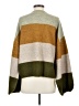 Crescent Color Block Green Pullover Sweater Size XS - photo 2