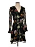 Zara Floral Black Cocktail Dress Size XS - photo 1