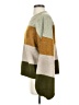 Crescent Color Block Green Pullover Sweater Size XS - photo 5