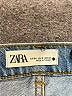 Zara 100% Cotton Blue Denim Shorts Size 2 - photo 3