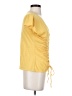 Max Studio Yellow Short Sleeve T-Shirt Size S - photo 4