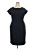 Lands' End Solid Black Cocktail Dress Size 18 - photo 1