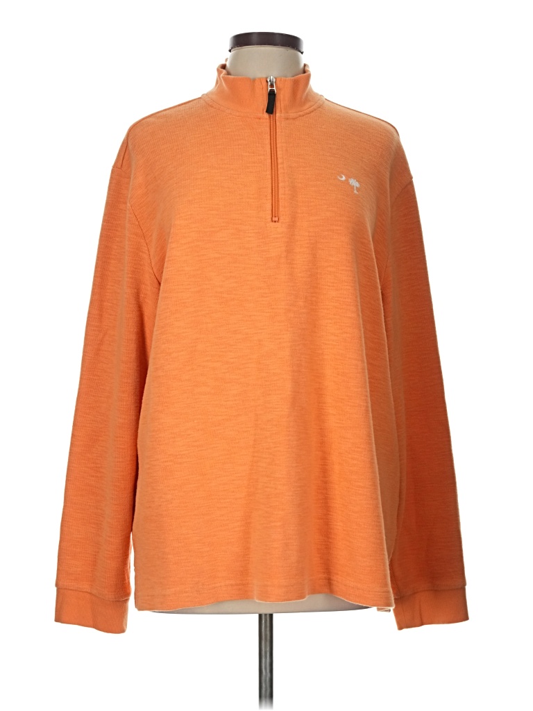Pre-owned Assorted Brands Fleece Jacket In Orange