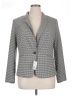H&M Stripes Gray Blazer Size 16 - photo 1
