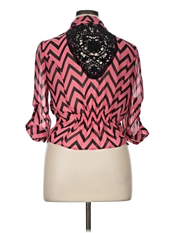 No Boundaries 3/4 Sleeve Blouse (view 2)