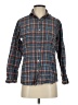 Woolrich 100% Cotton Plaid Blue Long Sleeve Button-Down Shirt Size S - photo 1