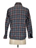 Woolrich 100% Cotton Plaid Blue Long Sleeve Button-Down Shirt Size S - photo 2