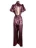 The Odells Metallic Purple Jumpsuit Size S - photo 2