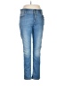 Nine West Solid Blue Jeans Size 14 - photo 1