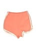 Sweet Heart Rose Color Block Orange Athletic Shorts Size 4 - photo 1