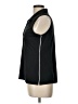 Zero Restriction Black Sleeveless Button-Down Shirt Size L - photo 5