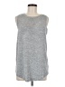 Gap Silver Sleeveless T-Shirt Size M - photo 1