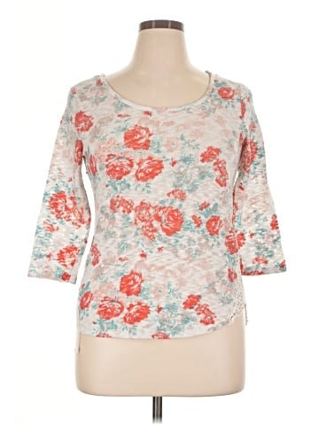 Almost Famous 3/4 Sleeve Top (view 1)