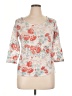 Almost Famous White 3/4 Sleeve Top Size XL - photo 1