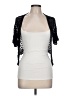 Signature White Black Cardigan Size L - photo 1