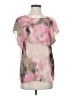 Ted Baker London 100% Polyester Tie-dye Pink Short Sleeve Blouse Size 4 (1) - photo 1