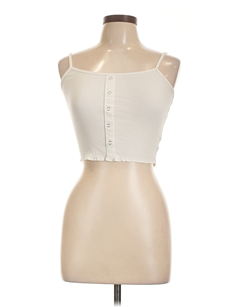 Pre-owned Ambiance Tube Top Ivory Strapless Neckline Tops