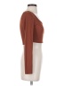 Shein Brown 3/4 Sleeve T-Shirt Size 4 - photo 4