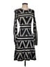 BCBGMAXAZRIA Graphic Gray Cocktail Dress Size XS - photo 1