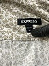 Express Animal Print Ivory Short Sleeve Blouse Size M - photo 7