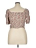 Louna 100% Rayon Pink Short Sleeve Blouse Size XL - photo 2