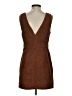 Shein 100% Polyester Brown Casual Dress Size 2 - photo 2