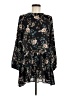 Olivaceous 100% Polyester Floral Black Casual Dress Size M - photo 1