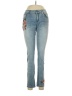 DressBarn Floral Blue Jeans Size 6 - photo 1