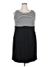 Jessica Howard Stripes Black Casual Dress Size 18WP - photo 1