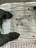 OshKosh B'gosh 100% Cotton Hearts Gray Short Sleeve Button-Down Shirt Size 10 - photo 3