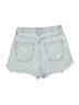 Zara Stars Blue Denim Shorts Size 4 - photo 2