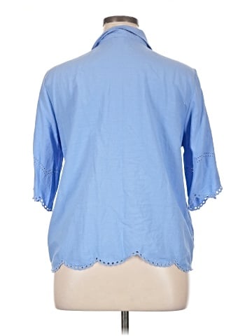 BeachLunchLounge 3/4 Sleeve Button-Down Shirt (view 2)