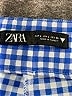 Zara Checkered-gingham Blue Casual Pants Size L - photo 7
