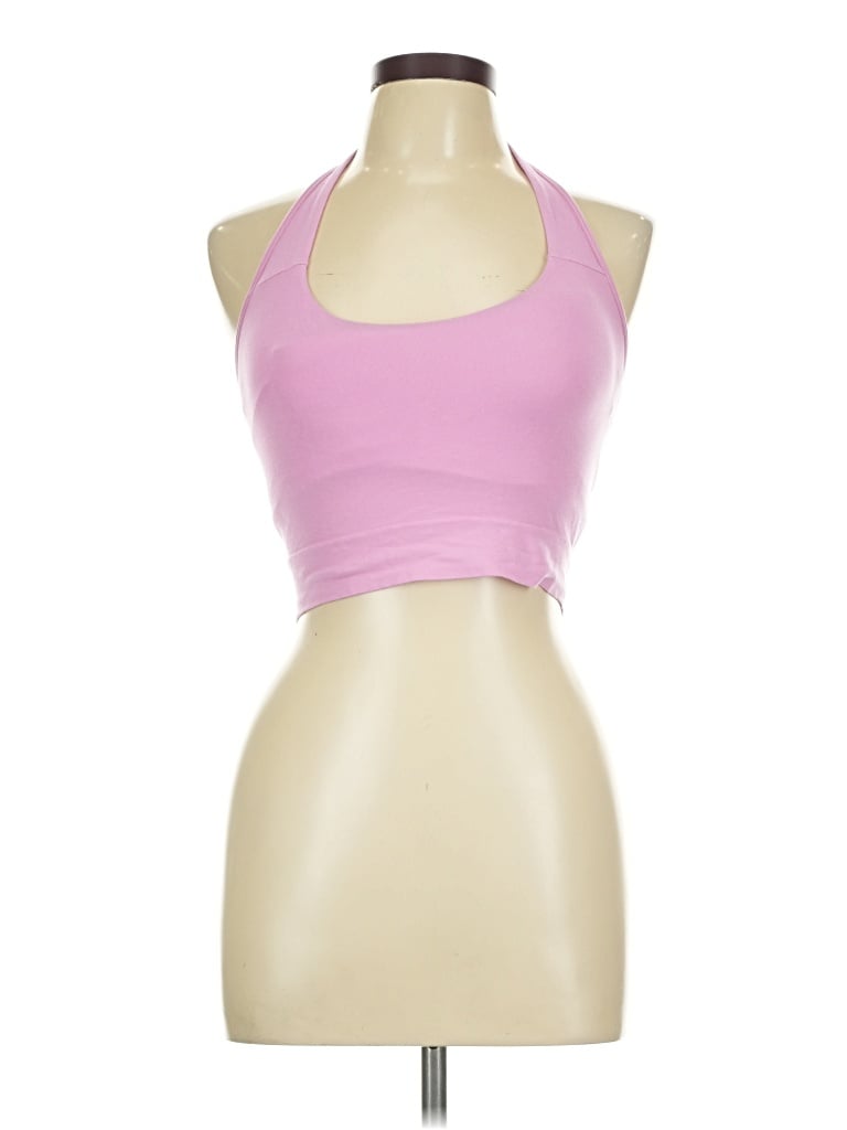 Pre-owned Auden Tank Top Pink Halter Neckline Tops
