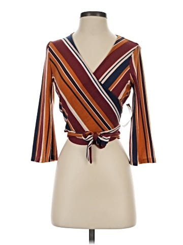 Fashion Magazine 3/4 Sleeve Blouse (view 1)