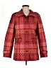 Lands' End 100% Polyester Plaid Red Coat Size M - photo 1