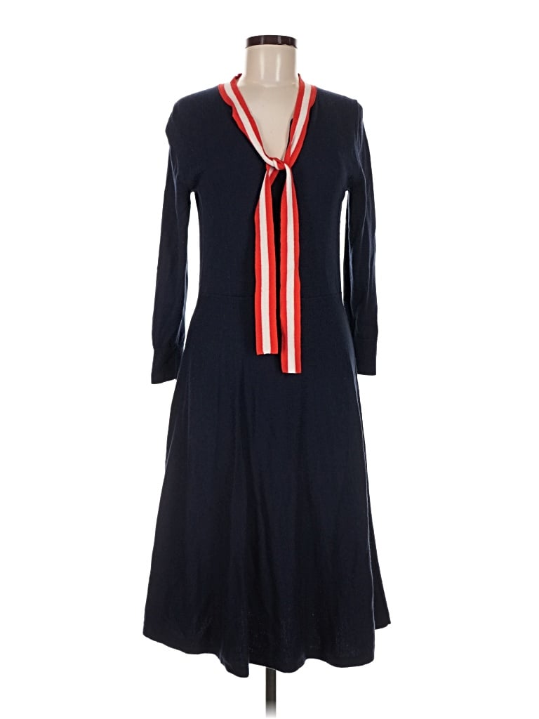 Pre-owned Jcrew Casual Dress In Blue