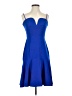 Milly Solid Blue Cocktail Dress Size 4 - photo 1