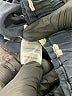 Annie Griffin 100% Silk Print Blue Silk Pants Size M - photo 8