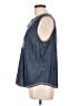 J.Jill 100% Lyocell Blue Sleeveless Blouse Size Lg Petite - photo 5