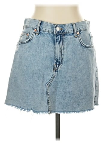 MNG Denim Skirt (view 1)