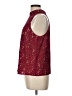 WAYF Burgundy Sleeveless Blouse Size L - photo 5