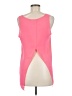Express Outlet 100% Polyester Pink Sleeveless Blouse Size M - photo 2